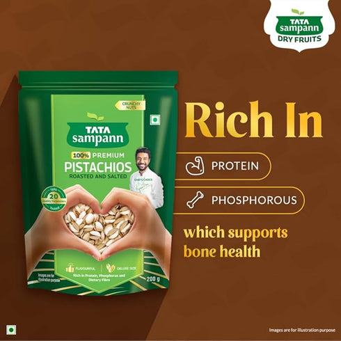 Tata Sampann Pistachios Roasted & Salted, Pista